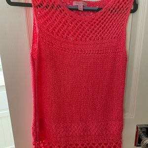 Lilly Pulitzer sleeveless fringe top